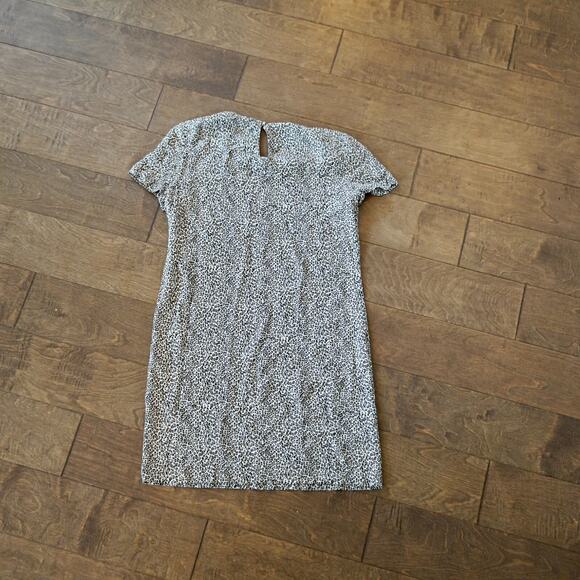 [jenni kayne]‎ leopard short sleeve t-shirt mini dress neutral XS - Picture 6 of 6
